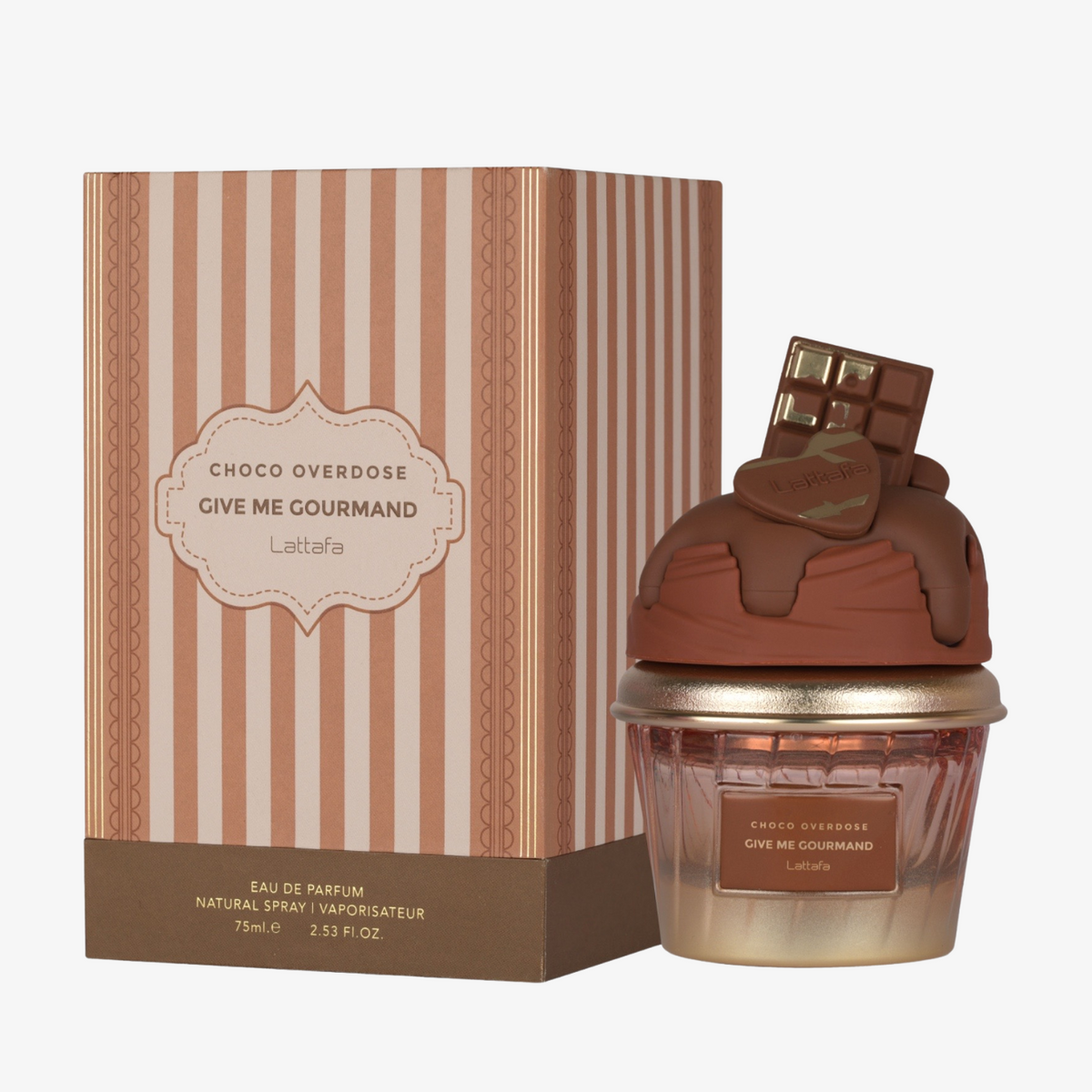 Lattafa Give Me Gourmand Choco Overdose Eau de Parfum 75 ml – perfume árabe original, imagen 2