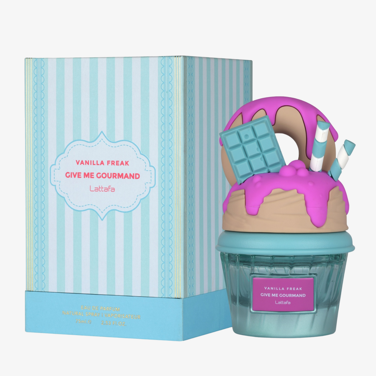 Lattafa Give Me Gourmand Vanilla Freak Eau de Parfum 75 ml – perfume árabe original, imagen 2
