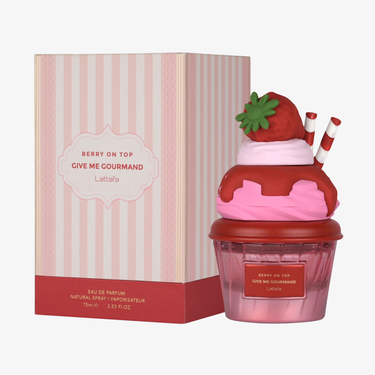 Lattafa Give Me Gourmand Berry On Top Eau de Parfum 75 ml – perfume árabe original, imagen 2