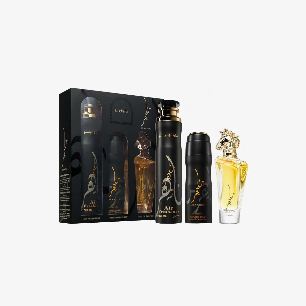 Lattafa Maahir Black Edition – Estuche – perfume árabe original, imagen 3