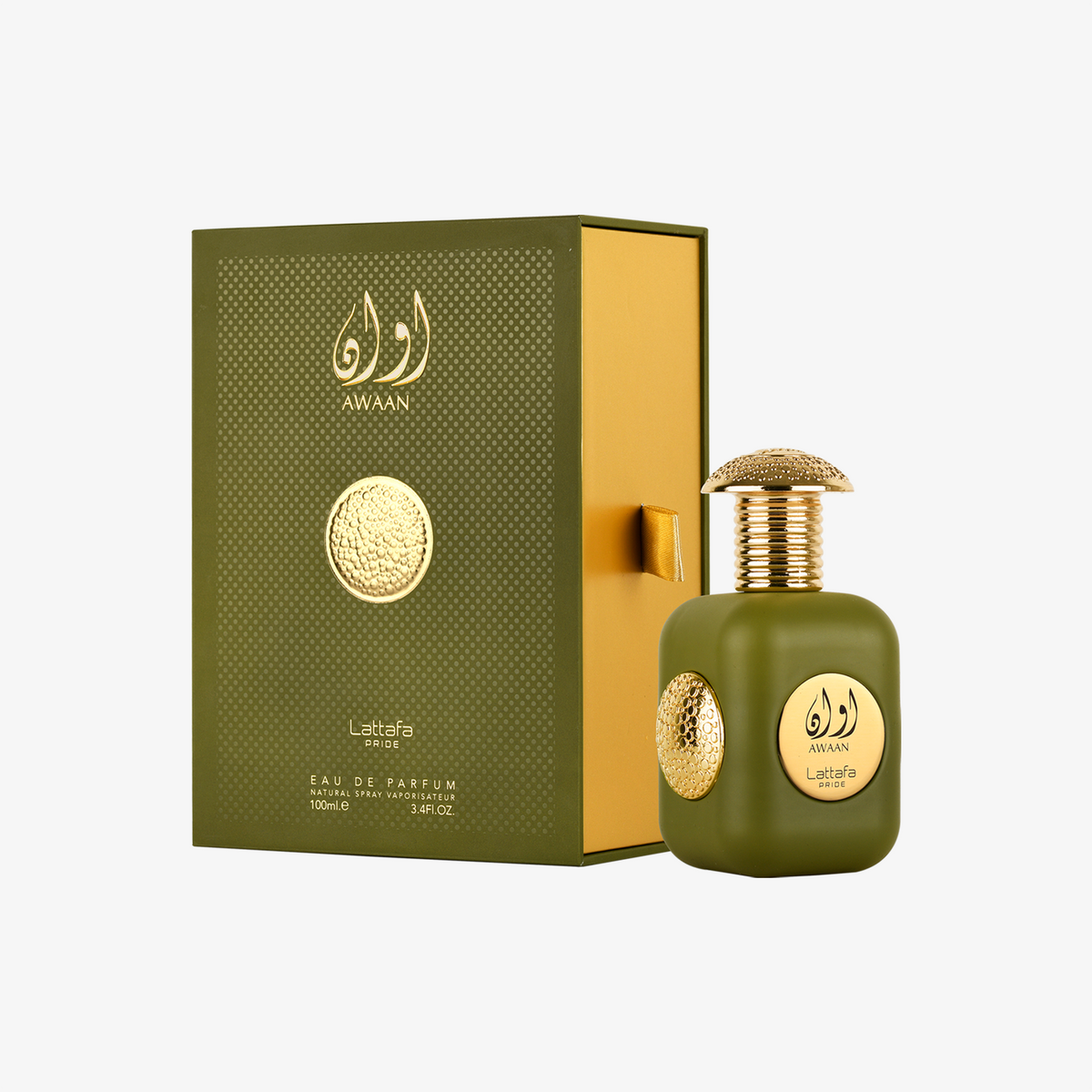 Lattafa Pride Awaan Gold Eau de Parfum 100 ml – perfume árabe original, imagen 2