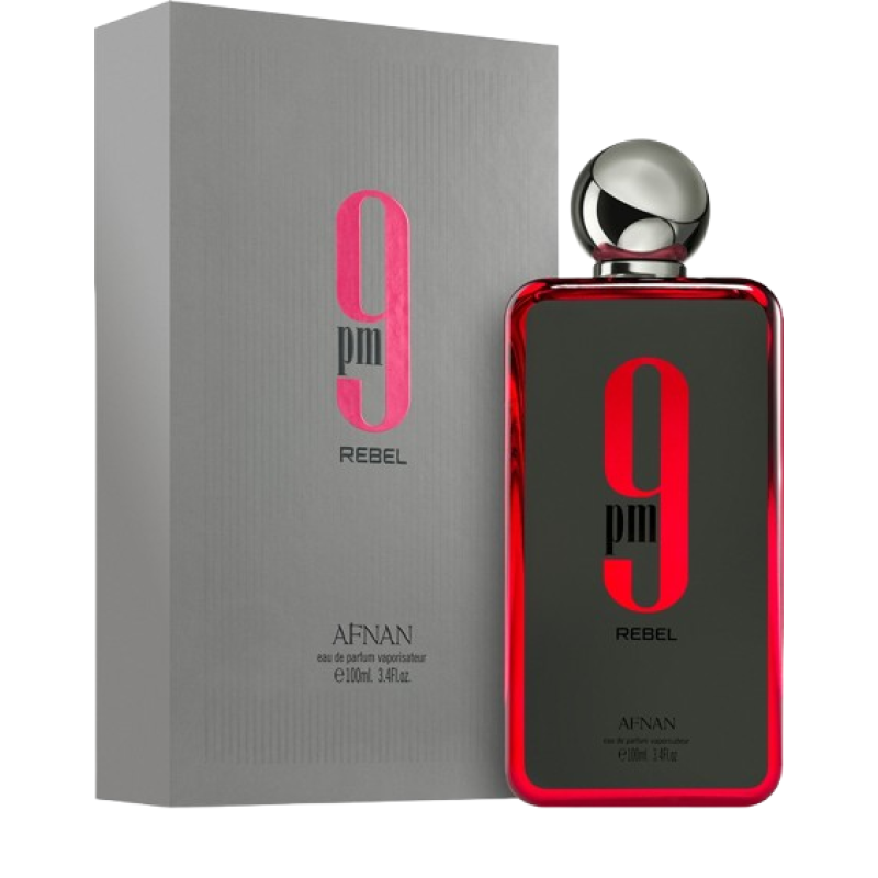 Afnan 9 PM Rebel – perfume árabe original, imagen 2