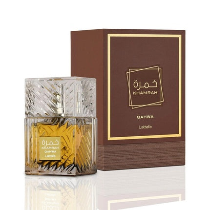 Lattafa Khamrah Qahwa Eau de Parfum 100 ml – perfume árabe original
