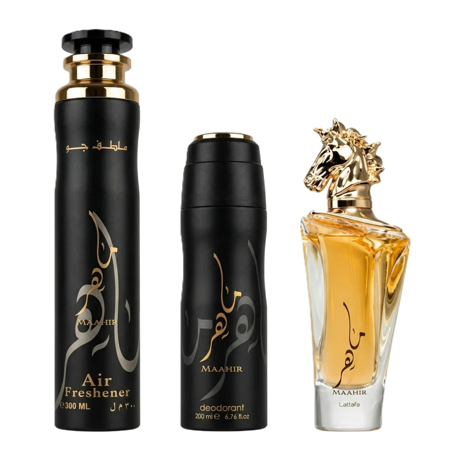Lattafa Maahir – Estuche – perfume árabe original