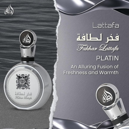 Lattafa Fakhar Platin Eau de Parfum 100 ml – perfume árabe original