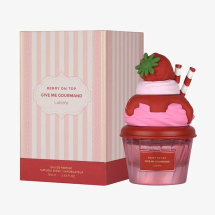 Lattafa Give Me Gourmand Berry On Top Eau de Parfum 75 ml – perfume árabe original