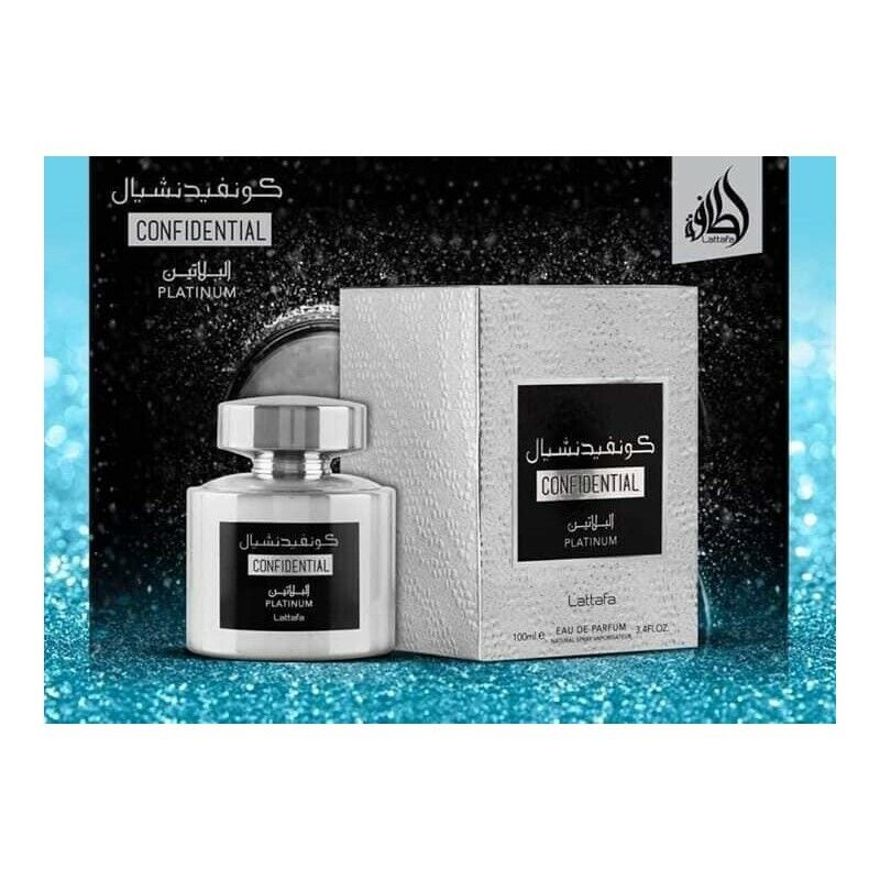 Lattafa Confidential Platinum – perfume árabe original, imagen 3