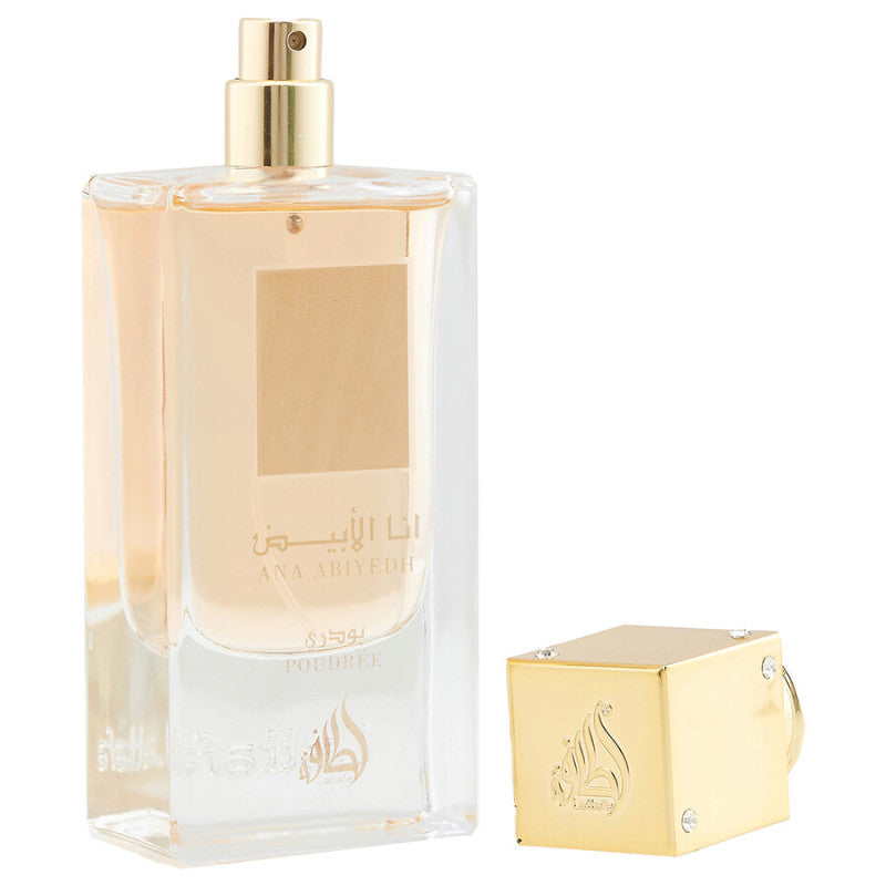 Lattafa Ana Abiyedh Poudree – perfume árabe original, imagen 4