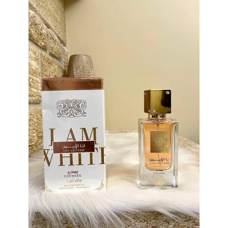 Lattafa Ana Abiyedh Poudree – perfume árabe original, imagen 5