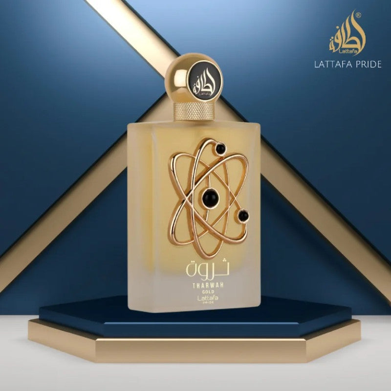 Lattafa Tharwah Gold – perfume árabe original, imagen 3