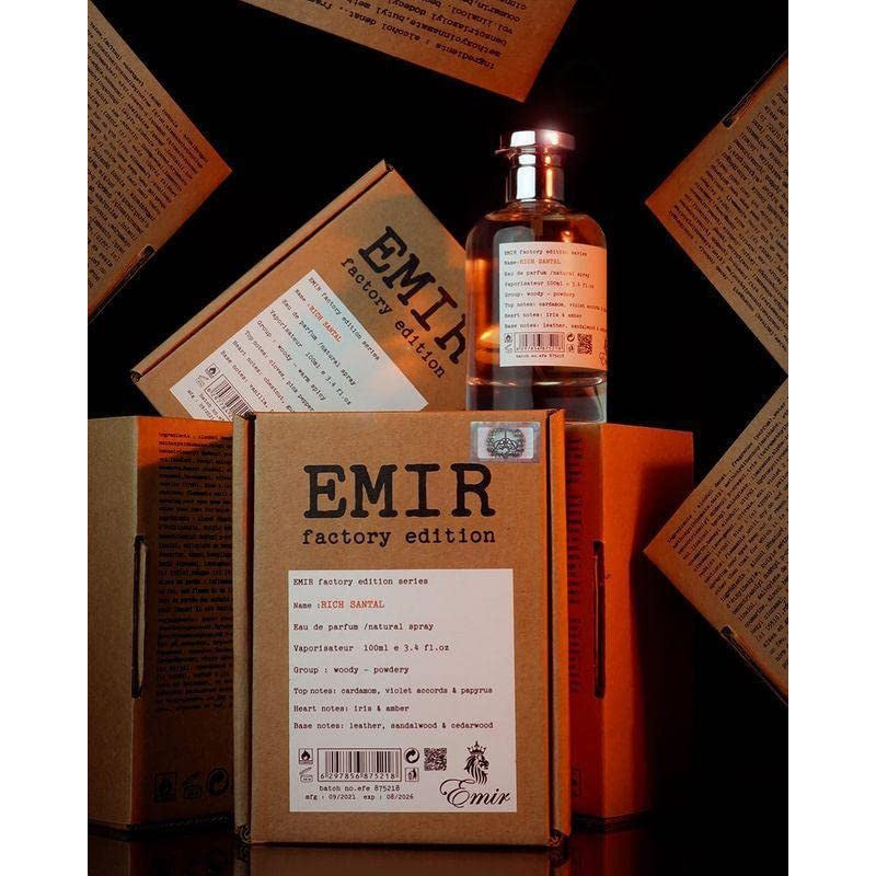 Paris Corner Emir Rich Santal Factory – perfume árabe original, imagen 5